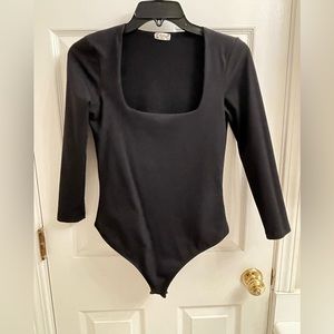 Square neck bodysuit
